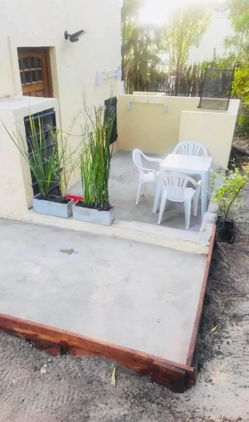 42 Mar del Plata - patio y exterior